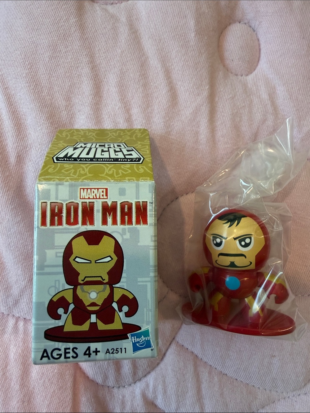 Marvel Iron Man Mini Figure - Red, Gold & Blue Accent (Micro Mugs)